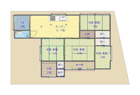 黒瀬　賃貸住宅化改修着工